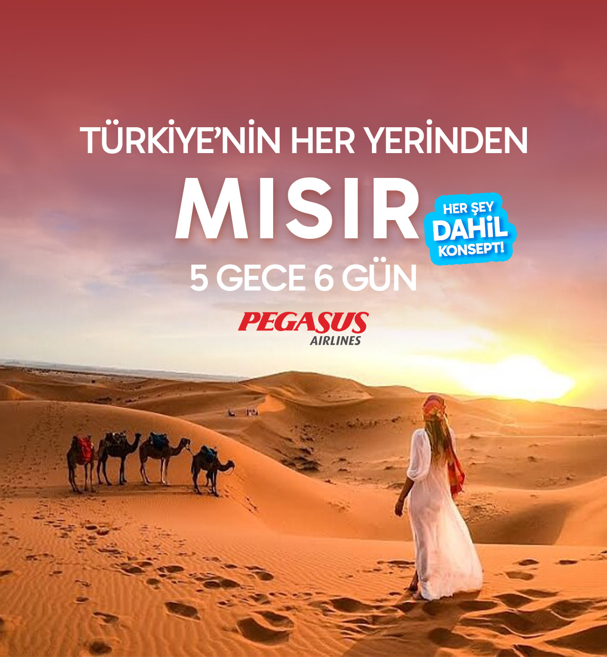 Sharm El Sheikh Çöl ve Mercanların Keşfi Turu Pegasus Havayolları ile 5 Gece Konaklamalı Ekstra Turlar Ve Çevre Gezileri Dahil